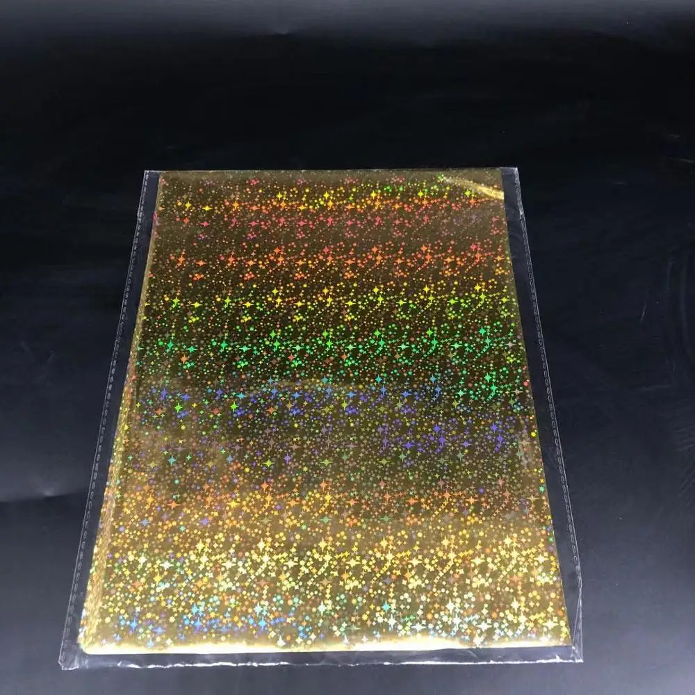 Gold Silver Red Hot Stamping Foil Paper for Crafting and Elegance - 50 Sheets A4 Size