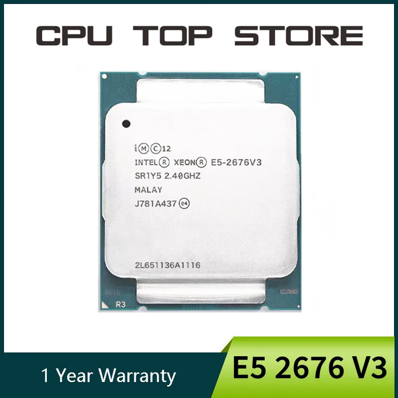 Intel-E5-2676-V3-2-4GHz-12-Core-120W-22nm-LGA-2011-3-2676V3-SR1Y5 ...