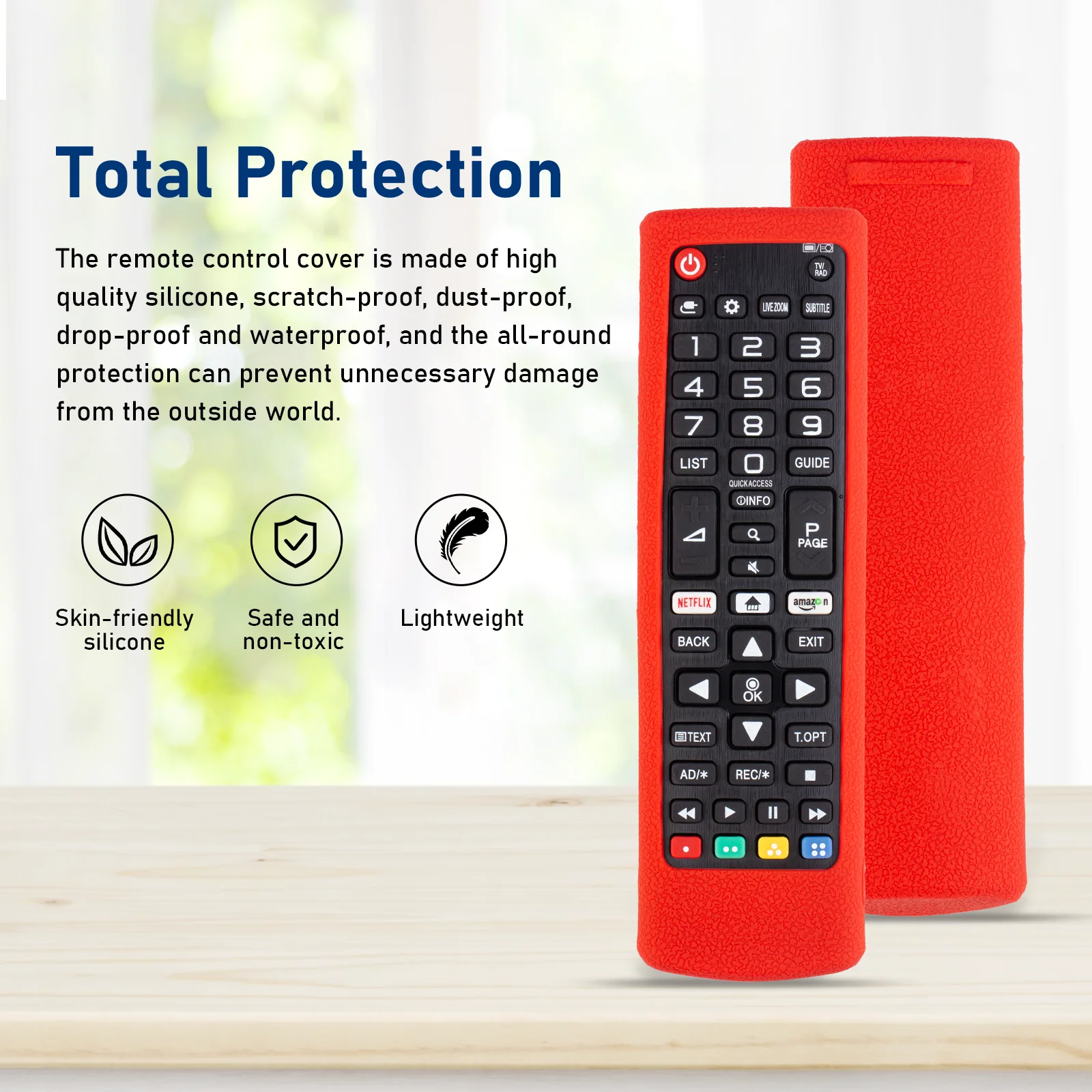 Description Picture 4 of itemSilicone Case Protective Cover Fit for LG AKB75375604 AKB75095308 AKB73715601 AKB Series Smart TV Remote Control Cover