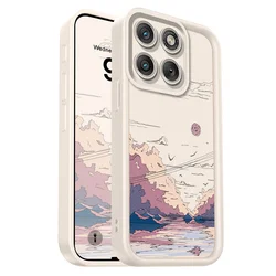 Misty River Staircase Soft Phone Case Cover - Moto Edge 60 Stylus (White)