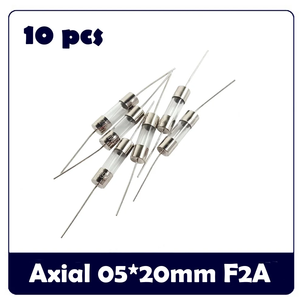 5*20mm Axial Lead Glass Fuse Fast Blow 0.5A 1A 1.5A 2A 3A 3.15A 4A 5A 6.3A 7A 8A 10A 12A 12.5A 15A 20A 25A 250V 10 PCS glass fuse kit