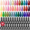 Coscelia 80/40Pcs Nail Glitter Color Gel Polish Set Sparkly Semi Permanent Hybrid Nail Art Varnish Manicure Kits Nails Supplies 2