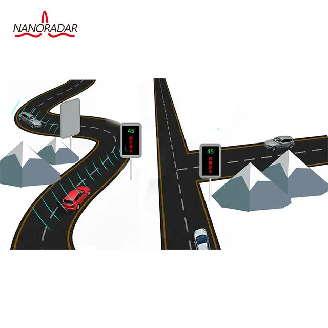 Nanoradar TSR18 24GHz Speed measuring radar for vehicles 180 meters, speed feedback radar, intelligent transportation MMW radar 4