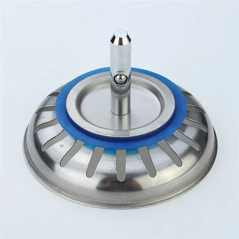 304 Stainless steel Drain Kitchen Sink Strainer Stopper Waste Plug Sink Filter Bathroom Deodorization Type Basin