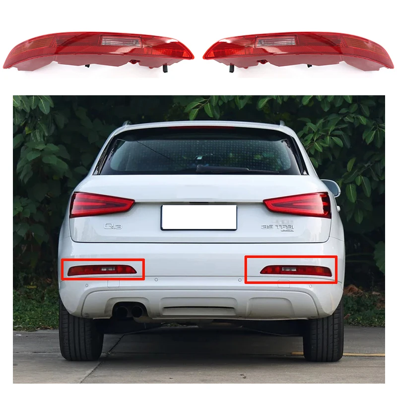 For AUDI Q3 20122015/20162018 Car Rear Side Lower Bumper Fog Lamps