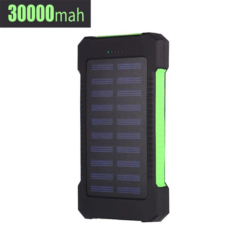 Solar Power Bank 80000mAh Portable Charger Digital Display Mobile Phone 2 USB Outdoor Travel Power Bank for IPhone Xiaomi power bank battery Power Bank