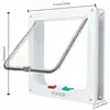 1 Pcs Pet Cat Door In Stock Dog Door With Two-way Entrance And Exit Screen Window Glass Acrylic Board Cat And Dog House 5