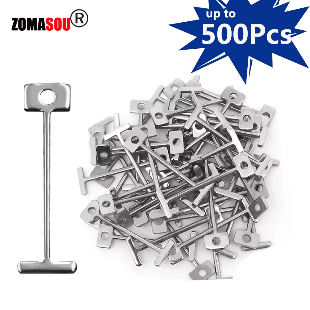 Tile Leveling Tools 50-500pcs Tile Leveling System Replace Steel Needle For Floor Wall Ceramic Leveler Tiles Laying Construction