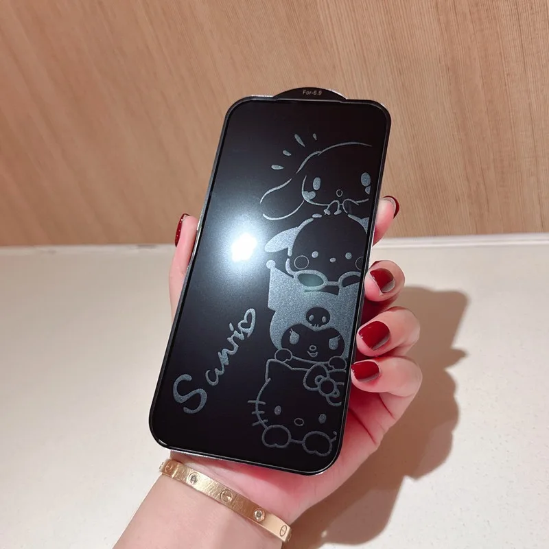 Adorable Cinnamoroll Full Cover Tempered Glass Screen Protector