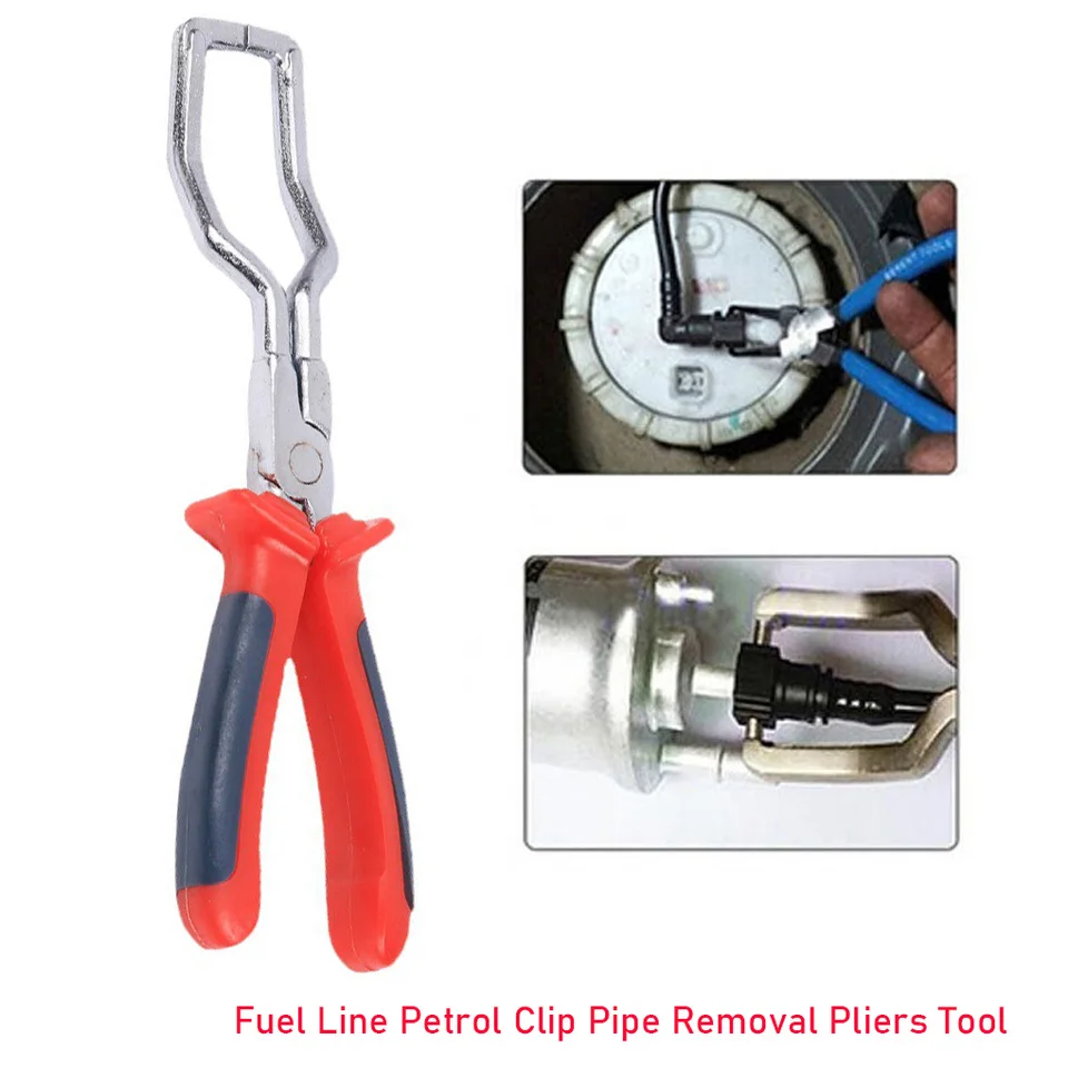 Electrical Disconnect Pliers For Cars, Electrical Connector Pliers For Cars, Automotive Hose Tools Push Tab Style Plugs Fuel Line Petrol Clip Pipe 2 Straight - View #6