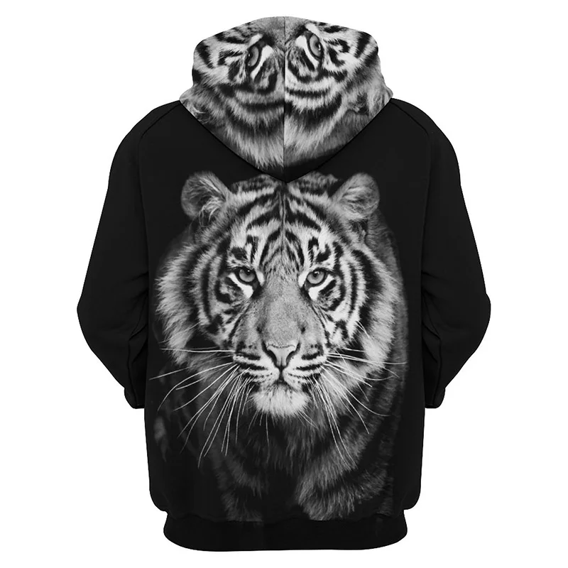 

North Chinese Tiger Graphic Hoodie Men Clothing 3D Printed New in Hoodies Women Harajuku Fashion Pullover Hooded Hoody Tracksuit