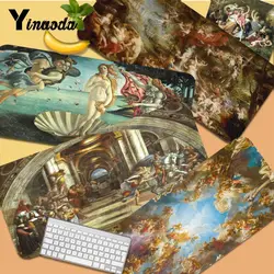 Tapis de souris confortable pour jeu, peinture artistique Renaissance, pour Cs Go LOL 