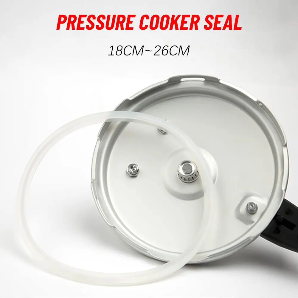 Pressure Cookers White Silicone Rubber Gasket Sealing Ring Heat Resistant 2Pcs 18/20/22/24/26CM Kitchen Cooking Tools silicone pressure cooker gasket