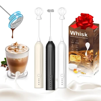 Rechargeable Handheld Electric Milk Frother 1