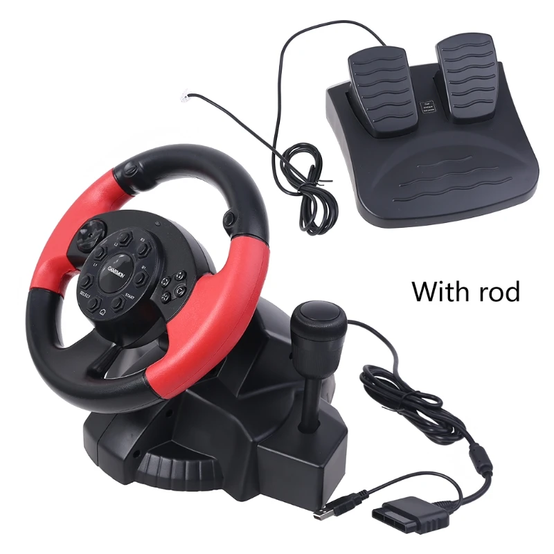 Gamepad Steering Wheel For FT33D3 D7 Series 200 Degree Rotation Angle Dual Motor Vibration For PS3/for PS2/PC Drop Shipping