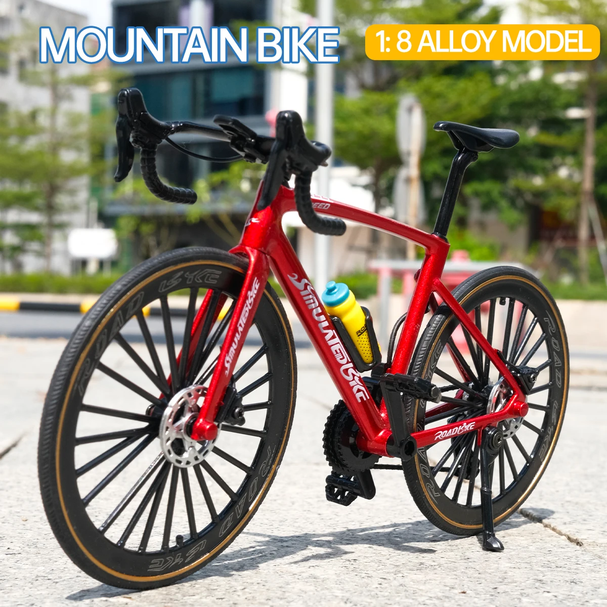 Vintage Metall-Mountainbike-Modell Desktop Miniatur-Legierung Klassisches Fahrrad-Spielzeug Druckguss-Fingermodell Heimdekoration – Detail 18