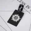 Supernatural Luggage Tag With Name Card Supernatural Winchester Dean Winchester Sam Cover ID Label for Travel Bag Suitcase 5