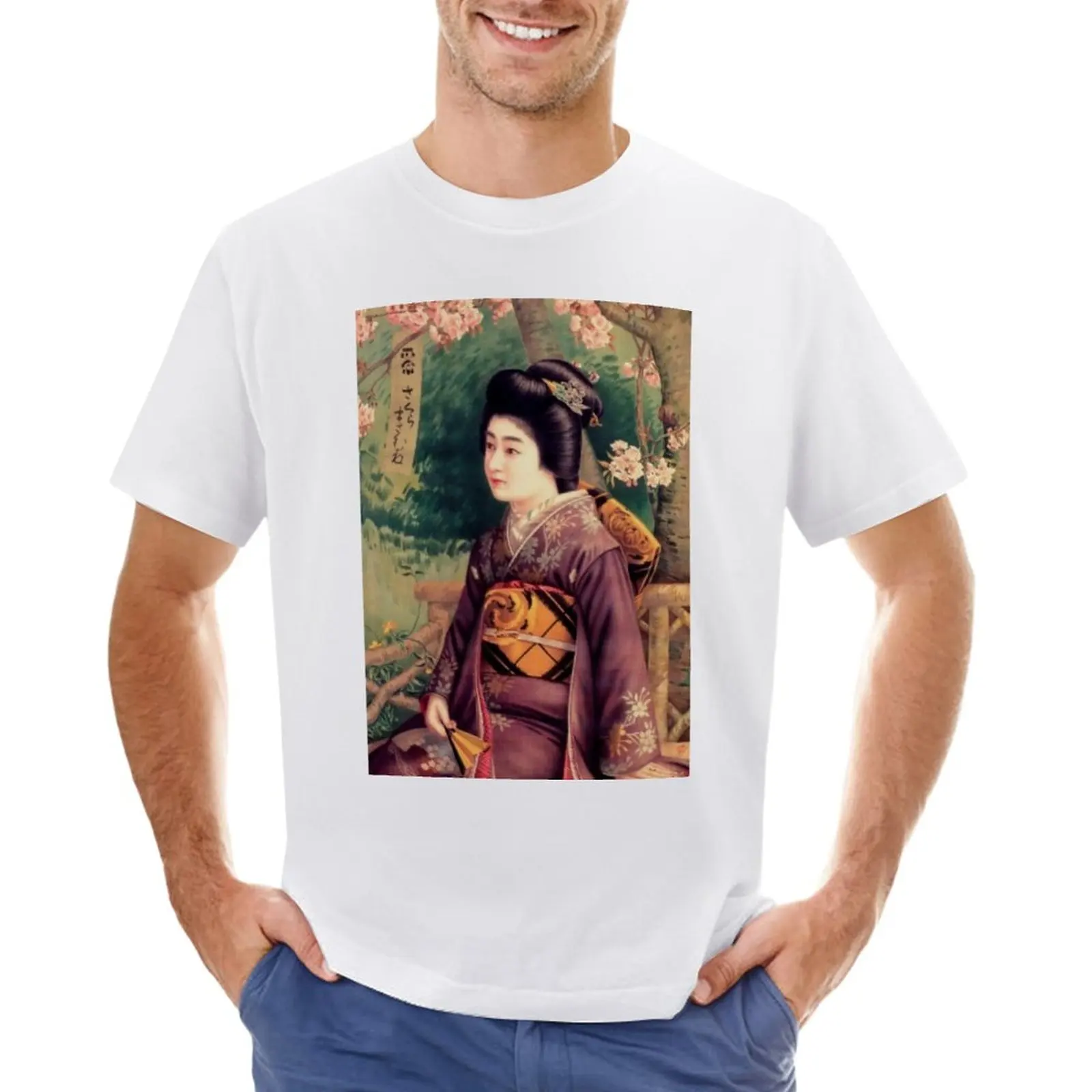 

Geisha T-Shirt boys whites funnys mens workout shirts