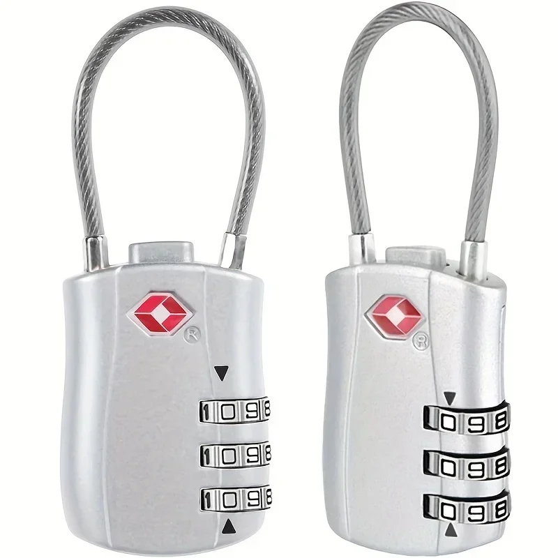 Luggage Backpack Padlock Luggage Backpack Padlock Bike Combination Alloy Body Bag Travel Gym Suit Lockers Door 1/2 Padlock for Travel Case Accessories
