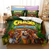 Game Crash Bandicoot Bedding Set Boys Girls Twin Queen Size Duvet Cover Pillowcase Bed Kids Adult Fashion Home Textileextile 1