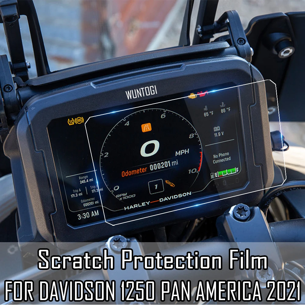 MotorcycleAccessoriesClusterScratchProtectionFilmScreenProtector