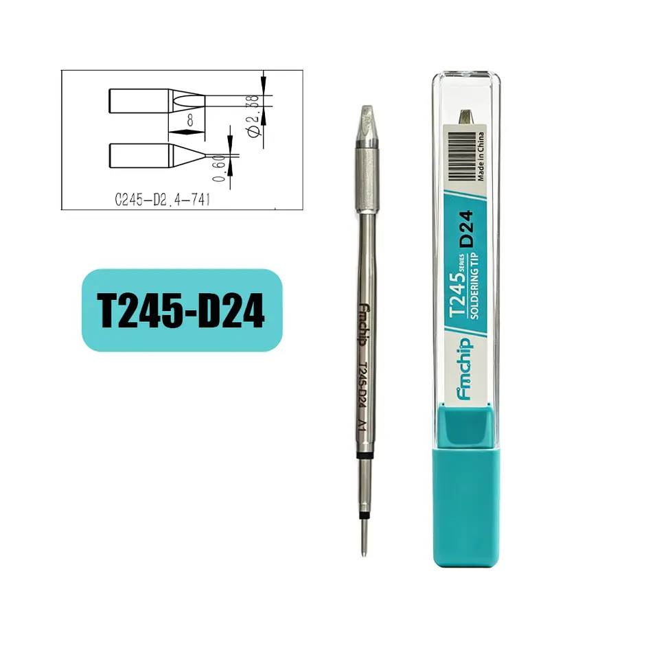 FMchip T245 Soldering Tip C245 Series for T80P T90B HS02A Soldering Iron Replace Tip C5/KU/K/BC2/BC3/BCM3/I/IS/D22/D24 Optional image 10