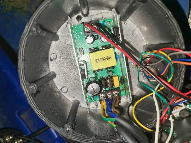 Kz-U80-24V Alimentatore Switching Full Power Board Per 7 X18W Rgbwa Uv Led Par