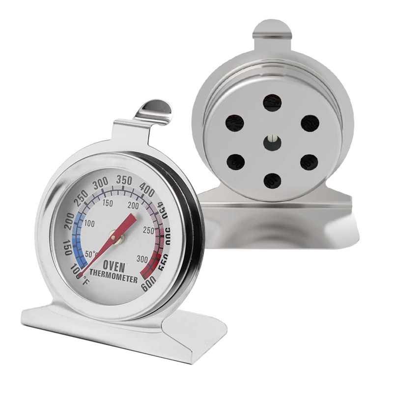 Oven Thermometer BBQ Baking 2-Inch Dial Classic Series Stainless Steel Barbecue Thermometer Digital Kitchen Thermometer Oven Thermometer