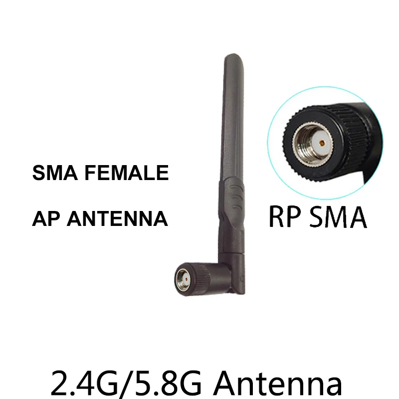 eoth 2.4g wifi Antenna pbx 5.8 Ghz 2.4ghz 8dBi SMA Male female Connector Dual Band wi fi Antenne wireless router antena iot wifi antenna