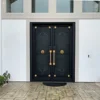 Factory Wholesale Iron Doors Double Entrance Iron Front Entry Door Security Door 1