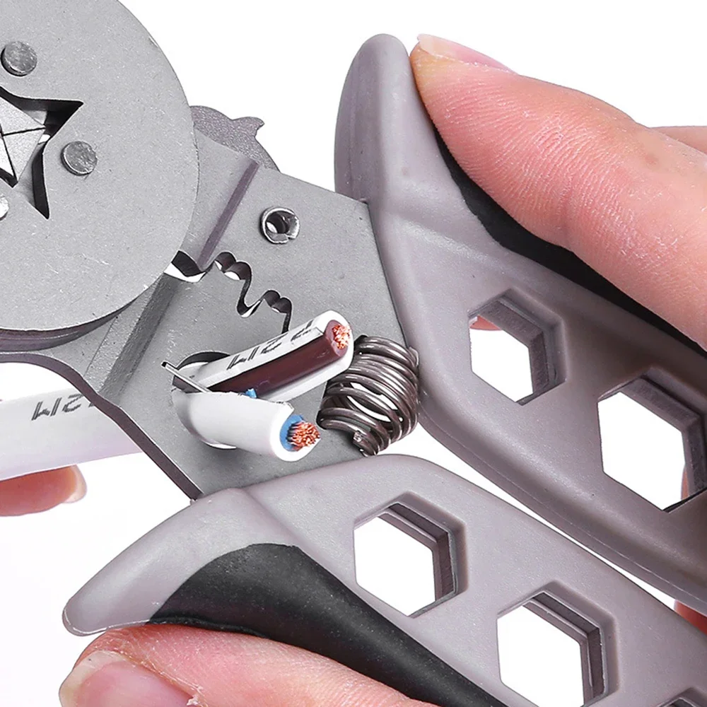 Versatile Multi-functional Crimping Pliers for Wire Processing and Terminal Crimping