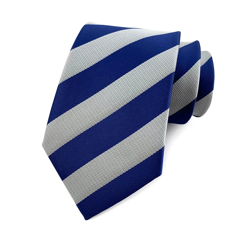 Mode 8CM Herren Krawatte Krawatte Streifen Krawatten Für Mann Jacquard Woven Ascot Für Mans Business Hochzeit Party Zubehör – Detail 7