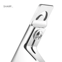 Coupe-ongles professionnel en acier inoxydable, coupe-ongles de Type U, coupe-bordure en acrylique, outils de manucure 4