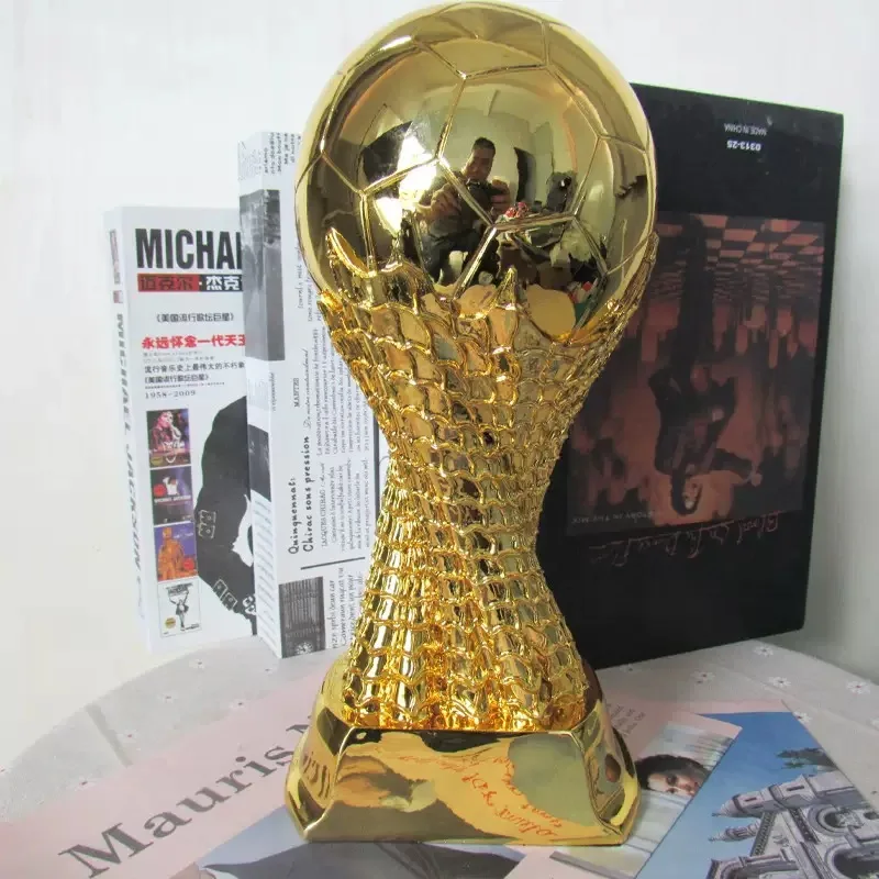 맞춤형 골든볼 트로피 축구 경기 기념품 최우수 선수상 20cm 24cm 28cm 학교 스포츠 대회 축구 경기용