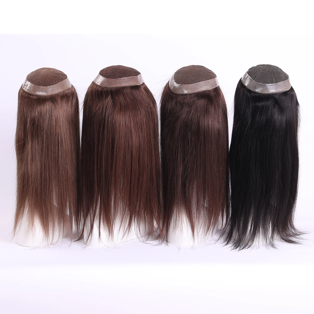 Frauen-Toupet-Menschliches-Haar-Australien-Schweizer-Spitze-14-20-Inch ...