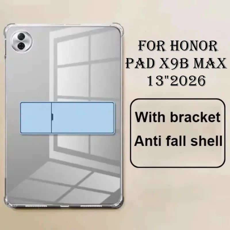 Premium Transparent TPU Case with Built-in Stand