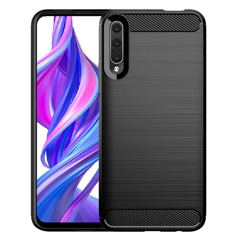 Soft Armor Matte Shockproof Silicone Phone Case with Textured Design