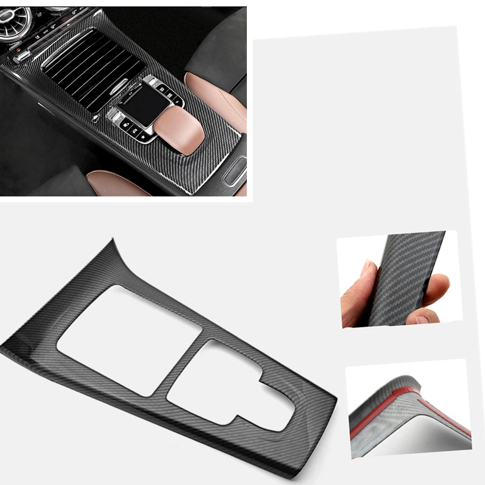

Gear Shift Panel Cover Trim Center Console Board Sticker Frame Strip For Mercedes Benz A CLA Class CLA250 W177 2019-2022