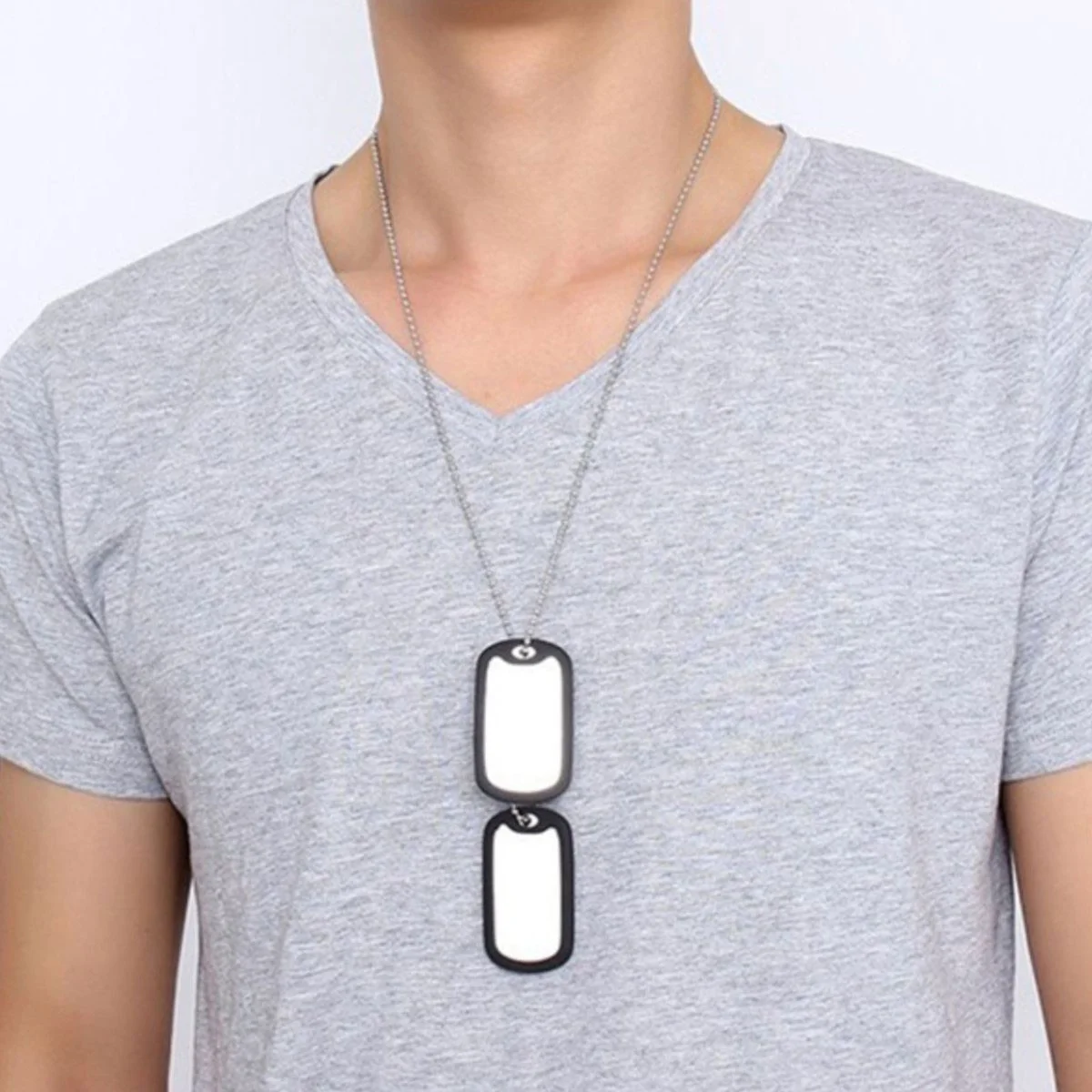 

Dog ID Tag Silencers Silicone Dogtag Silencer (Black)