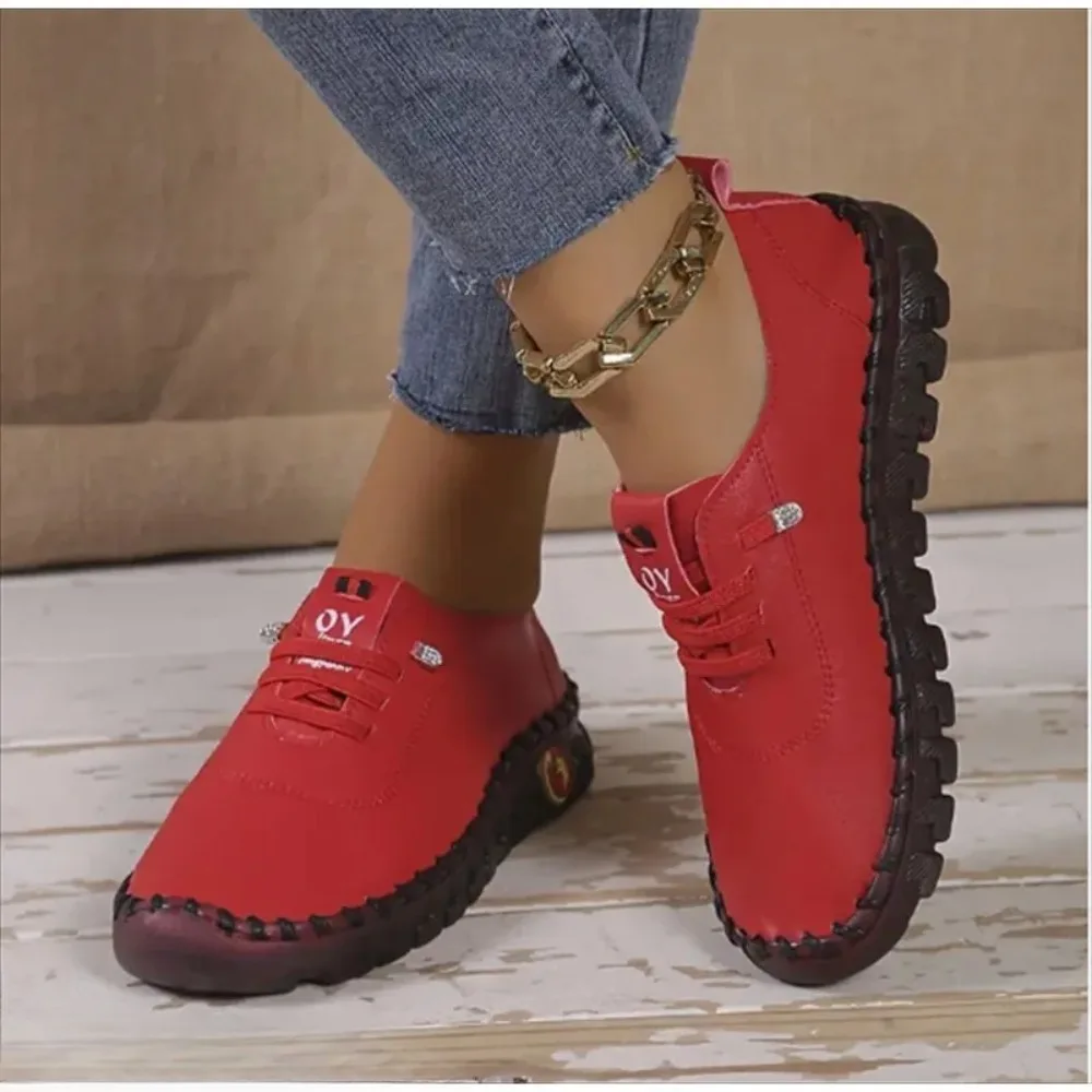 Flat Shoes Women Sneakers 2024 New Women Designer Shoes Lightweight Women Casual Sneakers Ladies Platform Shoes Zapatos De Mujer