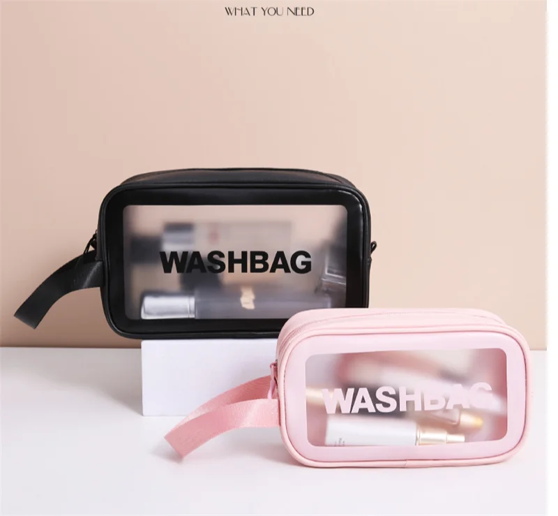 Tragbarer Reise wasch beutel für Damen, transparent, wasserdicht, Aufbewahrung beutel für kosmetische Organizer, Frauen – Detail 4