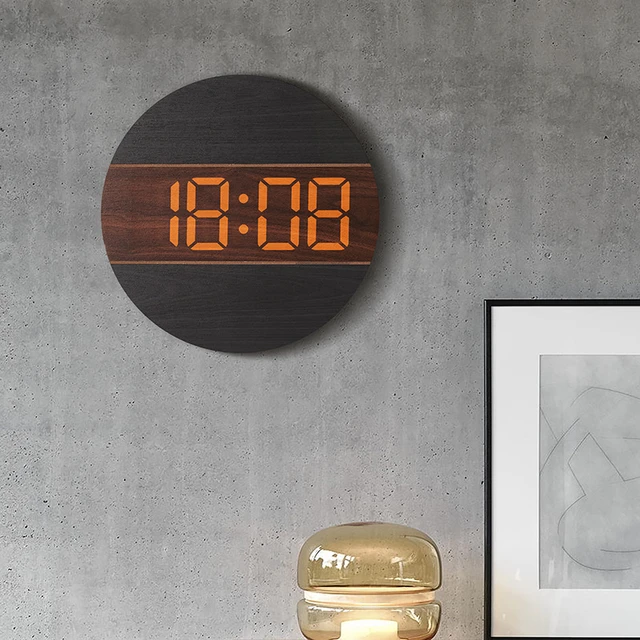 Simple Wooden Digital Clock