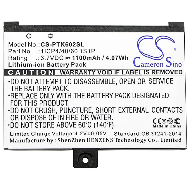 E-Book E-Reader Batteria 1100Mah Per Pocketbook 1 Icp4/40/60 1 S1P Pro 602 603 902 903 920.W 612 912 Cameron Sino