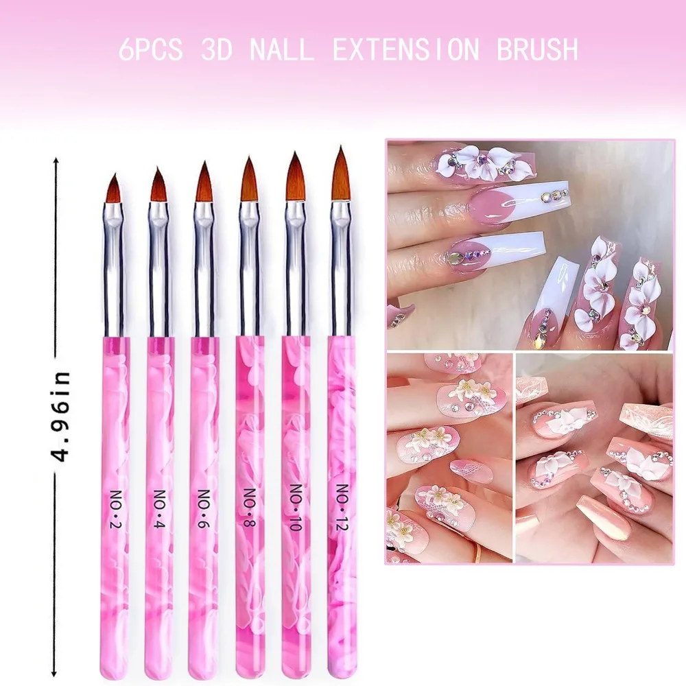 

19Pcs Acrylic Nail Pen Tool Set New Easily Wash DIY Dotting Pen Wire Drawing Pen
