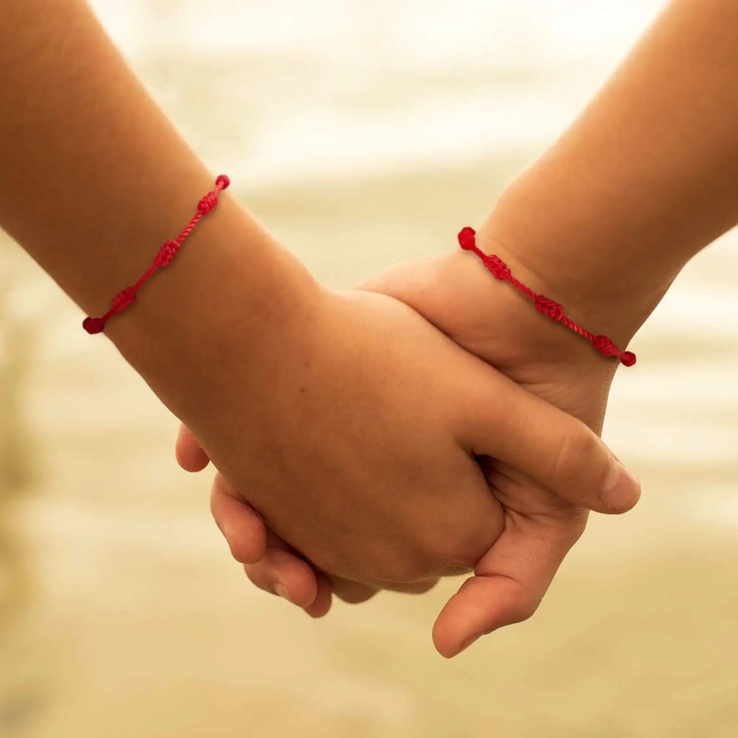 2 Pieces Red String Handmade Bracelets Black Cord Bracelet Adjustable Kabbalah Red Knot String Bracelet Amulet for Protection 4