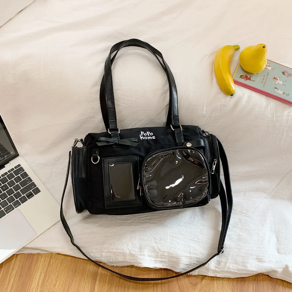 2025 Spring Summer Bowknot College JK Girl Uniform Bag Anime Shoulder Crossbody Bag Tongwa Bag Polo Bag