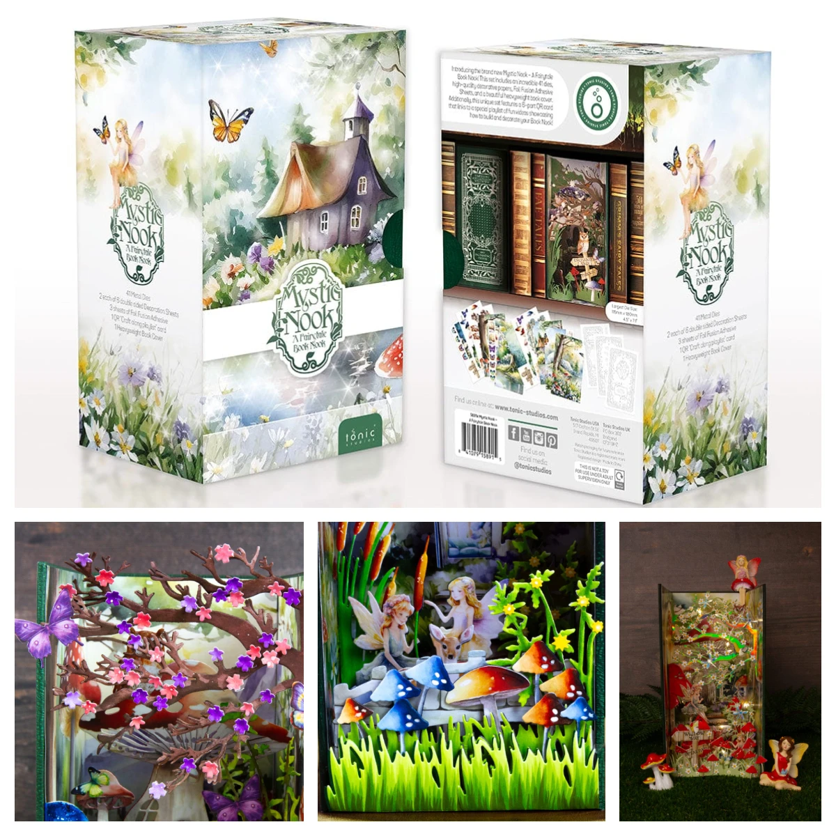 Tonic Twinkling Traditions: Die Advent Cracker Gift Box for Scrapbooking & DIY Crafts