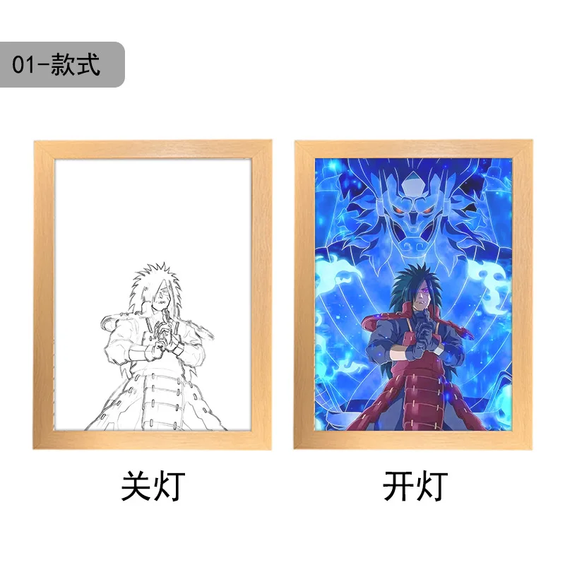 Naruto Anime Photo Frame Night Light Box