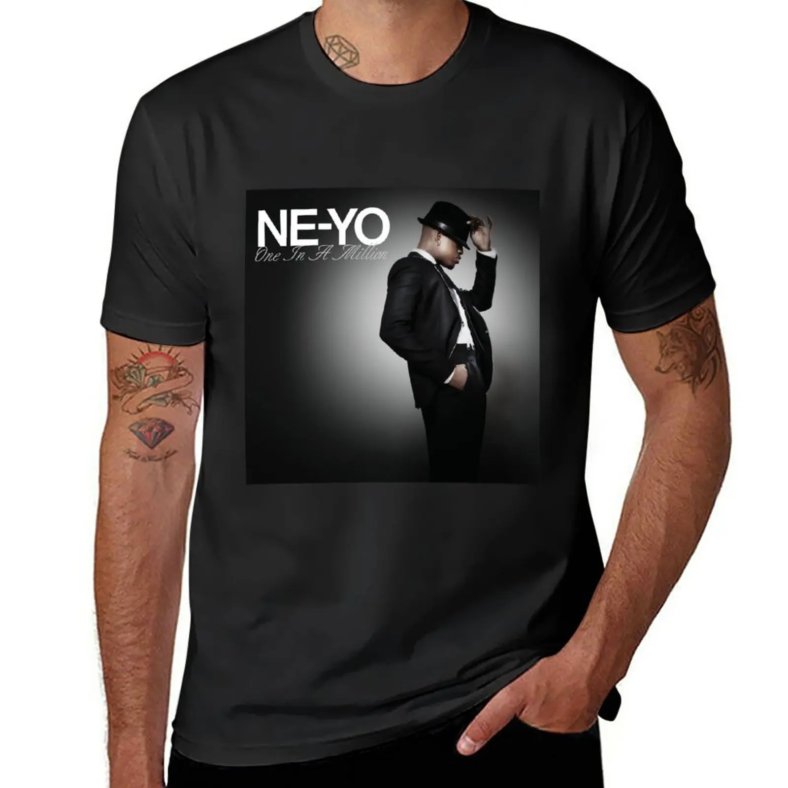 Nuova T-Shirt Ne Yo One-In A Million T-Shirt Per T-Shirt Da Uomo A Maniche Corte Da Ragazzo
