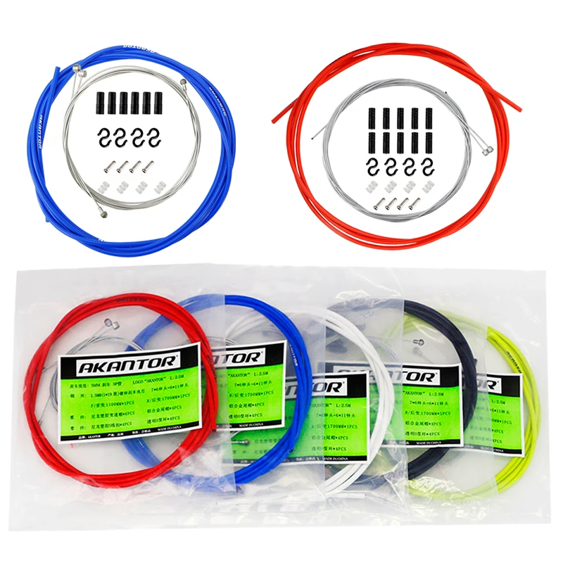 AKA Bicycle Brake/Shift Cable&Housing Group Sets For MTB Bike Road Bicycle Shift Gear Derailleur/Brake kits Wire Tube Line Hose